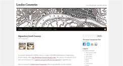 Desktop Screenshot of londoncemeteries.co.uk